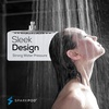 image:imageSparkPod 95 Inch Large Rain Shower Head  Luxury Rainfall Shower Head  High Pressure Showerhead Full Body Coverage with AntiClog Silicone Nozzles No Hassle Easy Install 12 NPT Chrome1  Luxury Polished Chrome