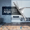 image:imageSparkPod 95 Inch Large Rain Shower Head  Luxury Rainfall Shower Head  High Pressure Showerhead Full Body Coverage with AntiClog Silicone Nozzles No Hassle Easy Install 12 NPT Chrome1  Luxury Polished Chrome
