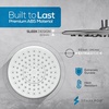 image:imageSparkPod 95 Inch Large Rain Shower Head  Luxury Rainfall Shower Head  High Pressure Showerhead Full Body Coverage with AntiClog Silicone Nozzles No Hassle Easy Install 12 NPT Chrome1  Luxury Polished Chrome