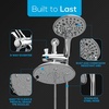 image:imageSparkPod Dual Shower Head  8 High Pressure 55Mode Rain Shower Heads with Handheld Spray Combo  Rainfall Handheld amp Dual Mode  Easy Install 3Way Showerhead with Hose amp Holder Brushed Nickel1 Luxury Polished Chrome  55Mode