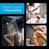 image:imageSparkPod Dual Shower Head  8 High Pressure 55Mode Rain Shower Heads with Handheld Spray Combo  Rainfall Handheld amp Dual Mode  Easy Install 3Way Showerhead with Hose amp Holder Brushed Nickel2 Elegant Brushed Nickel  55Mode