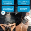 image:imageSparkPod Dual Shower Head  8 High Pressure 55Mode Rain Shower Heads with Handheld Spray Combo  Rainfall Handheld amp Dual Mode  Easy Install 3Way Showerhead with Hose amp Holder Brushed Nickel2 Elegant Brushed Nickel  55Mode