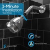 image:imageSparkPod High Pressure Shower Head 3 Inch Fixed Showerhead Chorme1 Luxury Polished Chrome