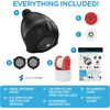 image:imageSparkPod High Pressure Shower Head 3 Inch Fixed Showerhead Chorme3 Midnight Black Matte