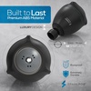 image:imageSparkPod High Pressure Shower Head 3 Inch Fixed Showerhead Chorme3 Midnight Black Matte
