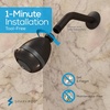 image:imageSparkPod High Pressure Shower Head 3 Inch Fixed Showerhead Chorme4 Oil Rubbed Bronze Vintage