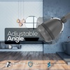 image:imageSparkPod High Pressure Shower Head 3 Inch Fixed Showerhead Chorme5 Charcoal Grey