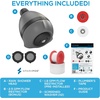 image:imageSparkPod High Pressure Shower Head 3 Inch Fixed Showerhead Chorme5 Charcoal Grey
