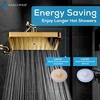 image:imageSparkPod Rain Shower Head 6 Inch Round Egyptian Gold FinishEgyptian Gold