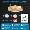 image:imageSparkPod Rain Shower Head 6 Inch Round Egyptian Gold FinishEgyptian Gold
