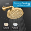 image:imageSparkPod Rain Shower Head 6 Inch Round Egyptian Gold FinishEgyptian Gold