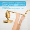image:imageSparkPod Rain Shower Head 6 Inch Round Egyptian Gold FinishEgyptian Gold