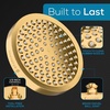 image:imageSparkPod Rain Shower Head 6 Inch Round Egyptian Gold FinishEgyptian Gold