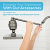 image:imageSparkPod Rain Shower Head 6 Inch Round Egyptian Gold FinishElegant Brushed Nickel