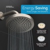 image:imageSparkPod Rain Shower Head 6 Inch Round Egyptian Gold FinishElegant Brushed Nickel