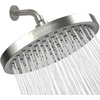 image:imageSparkPod Rain Shower Head 6 Inch Round Egyptian Gold FinishElegant Brushed Nickel