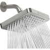 image:imageSparkPod Rain Shower Head 6 Inch Round Egyptian Gold FinishElegant Brushed Nickel
