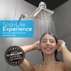 image:imageSparkPod Rain Shower Head 6 Inch Round Egyptian Gold FinishLuxury Polished Chrome