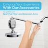 image:imageSparkPod Rain Shower Head 6 Inch Round Egyptian Gold FinishLuxury Polished Chrome