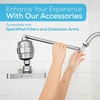image:imageSparkPod Rain Shower Head 6 Inch Round Egyptian Gold FinishLuxury Polished Chrome