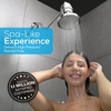 image:imageSparkPod Rain Shower Head 6 Inch Round Egyptian Gold FinishLuxury Polished Chrome