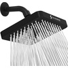image:imageSparkPod Rain Shower Head 6 Inch Round Egyptian Gold FinishMidnight Black Matte