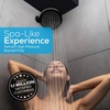 image:imageSparkPod Rain Shower Head 6 Inch Round Egyptian Gold FinishMidnight Black Matte