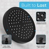 image:imageSparkPod Rain Shower Head 6 Inch Round Egyptian Gold FinishMidnight Black Matte