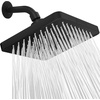 image:imageSparkPod Rain Shower Head 6 Inch Round Egyptian Gold FinishMidnight Black Matte