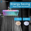 image:imageSparkPod Rain Shower Head 6 Inch Round Egyptian Gold FinishRadiant Rainbow