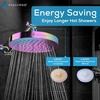 image:imageSparkPod Rain Shower Head 6 Inch Round Egyptian Gold FinishRadiant Rainbow