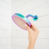 image:imageSparkPod Rain Shower Head 6 Inch Round Egyptian Gold FinishRadiant Rainbow