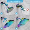 image:imageSparkPod Rain Shower Head 6 Inch Round Egyptian Gold FinishRadiant Rainbow