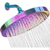 image:imageSparkPod Rain Shower Head 6 Inch Round Egyptian Gold FinishRadiant Rainbow