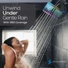 image:imageSparkPod Rain Shower Head 6 Inch Round Egyptian Gold FinishRadiant Rainbow