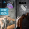 image:imageSparkPod Rain Shower Head 6 Inch Round Egyptian Gold FinishRadiant Rainbow