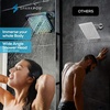 image:imageSparkPod Rain Shower Head 6 Inch Round Egyptian Gold FinishRadiant Rainbow