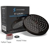 image:imageSparkPod Rain Shower Head 6 Inch Round Egyptian Gold FinishVintage Oil Rubbed Bronze