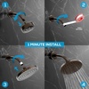 image:imageSparkPod Rain Shower Head 6 Inch Round Egyptian Gold FinishVintage Oil Rubbed Bronze
