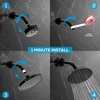 image:imageSparkPod Rain Shower Head 6 Inch Round Egyptian Gold FinishVintage Oil Rubbed Bronze