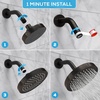 image:imageSparkPod Rain Shower Head 6 Inch Round Egyptian Gold FinishVintage Oil Rubbed Bronze