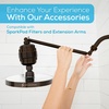 image:imageSparkPod Rain Shower Head 6 Inch Round Egyptian Gold FinishVintage Oil Rubbed Bronze