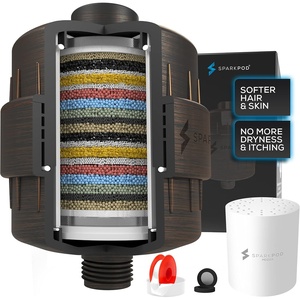 image:imageSparkPod 23Stage Shower Head Filter for Showerheads Polished Chrome4 Vintage OilRubbed Bronze