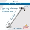 image:imageSparkPod 16 Extension Arm Adjustable Height amp Angle Polished Chrome1  Luxury Polished Chrome