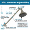 image:imageSparkPod 16 Extension Arm Adjustable Height amp Angle Polished Chrome2  Elegant Brushed Nickel