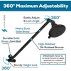 image:imageSparkPod 16 Extension Arm Adjustable Height amp Angle Polished Chrome4  Vintage OilRubbed Bronze