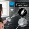 image:imageSparkPod 5 Inch 9 Spray Setting Handheld Shower Head  Water Saving Pause With OnOff Switch  ToolFree 1Min Install  Pulsating Rain Mode  Relaxing Rain Shower With Soothing Mist  Luxury Chrome1  Luxury Polished Chrome