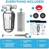 image:imageSparkPod Ultra Shower Filter Cartridge  High Output Shower Head Filter Cartridge Replacement  Unique Filtration Method Removes Up To 95 of Chlorine Heavy Metals Sediments amp Impurities 3 PiecesLuxury Polished Chrome  1 Refill