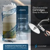 image:imageSparkPod Ultra Shower Filter Cartridge  High Output Shower Head Filter Cartridge Replacement  Unique Filtration Method Removes Up To 95 of Chlorine Heavy Metals Sediments amp Impurities 3 PiecesWhite
